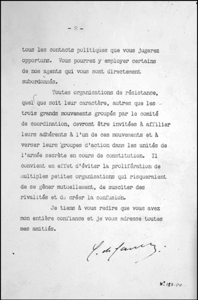 Jean Moulin - Général de Gaulle
