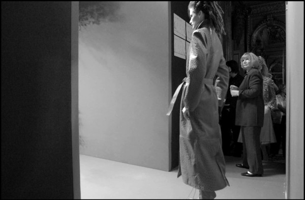 07/08/2002. Fall-winter 2002-03 Haute Couture collections: the backstage of Torrente's fashion show