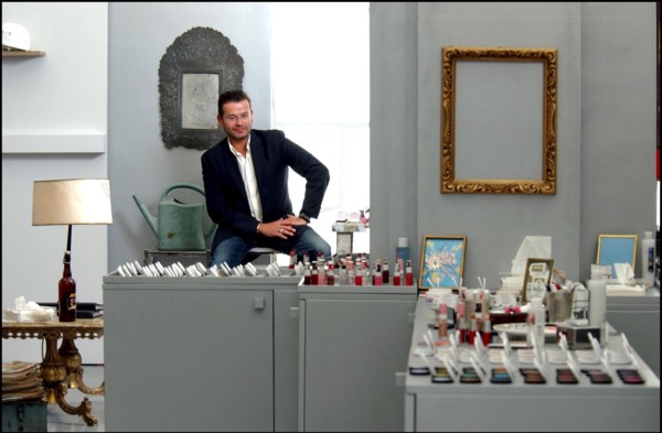 09/00/2002.  Stephane Marais, make-up artist.