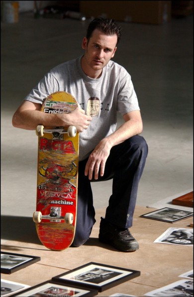 10/01/2002.  Ed Templeton, American skater in Paris.