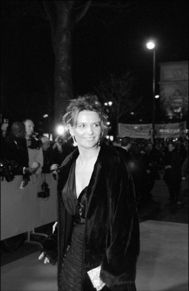 02/22/2003. Backstage of the 28th "Cesar" Awards in the Theatre du Chatelet
