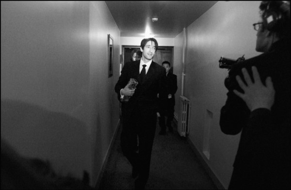 02/22/2003. Backstage of the 28th "Cesar" Awards in the Theatre du Chatelet