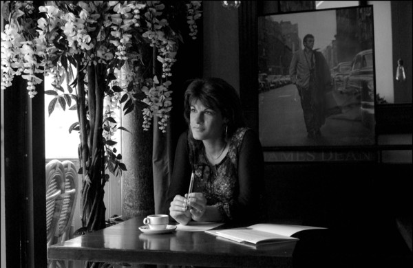 04/30/2003. EXCLUSIVE Mireille Calmel, French writer