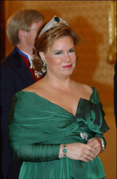 06/23/2003. Grand Duchy of Luxembourg celebrates National Day: reception at the "Grand Palais"