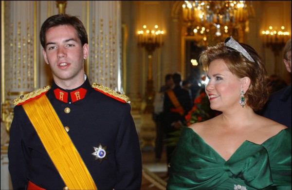 06/23/2003. Grand Duchy of Luxembourg celebrates National Day: reception at the "Grand Palais"