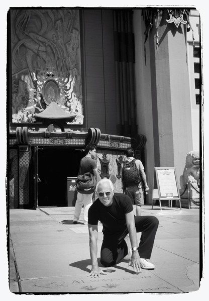 09/00/2003.  Giorgio Armani receives first the "Rodeo Drive Walk of Style" prize