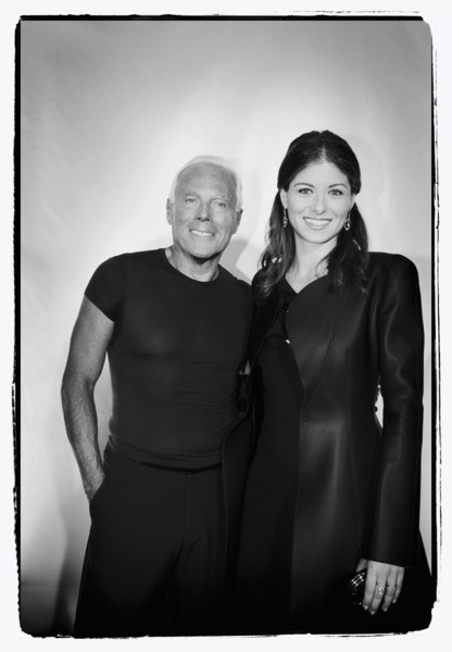 09/00/2003.  Giorgio Armani receives first the "Rodeo Drive Walk of Style" prize