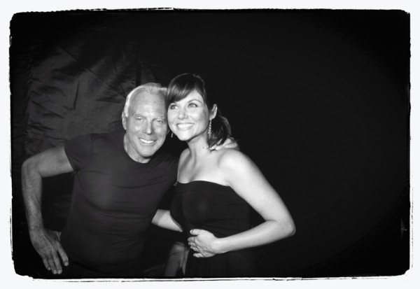 09/00/2003. **EXCLUSIVE** Giorgio Armani receives first the "Rodeo Drive Walk of Style" prize