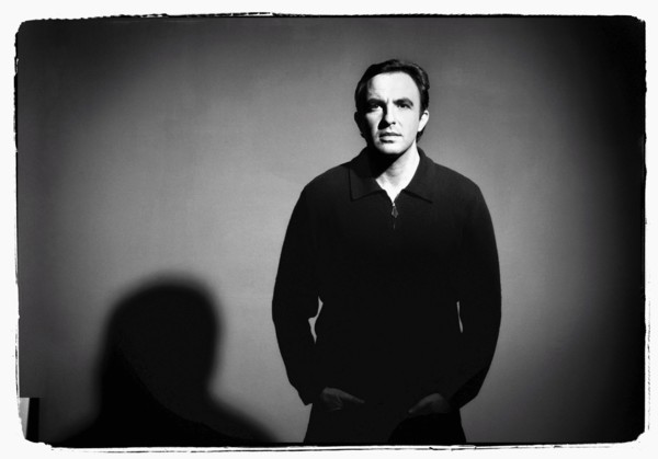 12/00/2003. Nikos Aliagas, host of the Star Academy shows backstage and on stage.