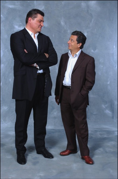 01/10/2004.  France's 50 favorite celebs star in Michel Drucker's TV show "Vos Francais de coeur"