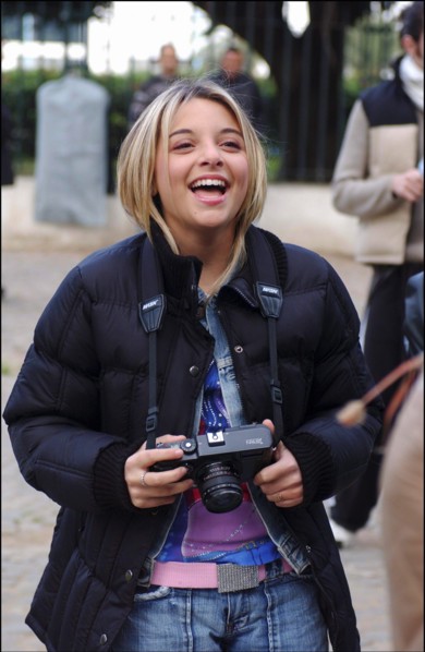 01/00/2004. French singer Priscilla shooting her new clip