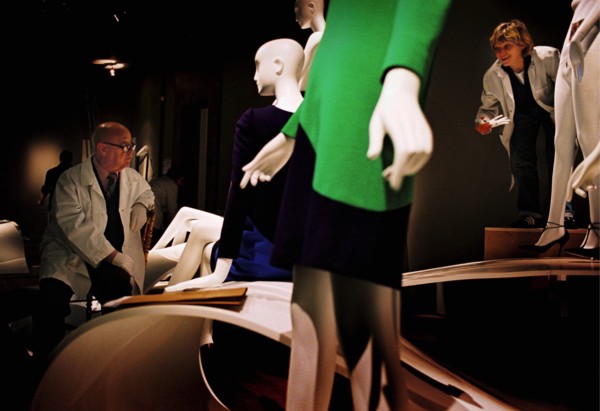 03/00/2004. Legendary fashion designer Yves Saint Laurent opens a museum dedicated to his past work