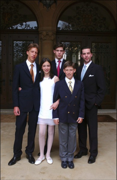04/18/2004.  The Grand Ducal family of Luxembourg celebrates the birthdays of Grand Duke Henri and his son Prince Sebastien.