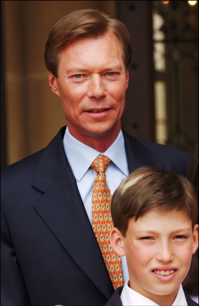 04/18/2004. EXCLUSIVE. The Grand Ducal family of Luxembourg celebrates the birthdays of Grand Duke Henri and his son Prince Sebastien.