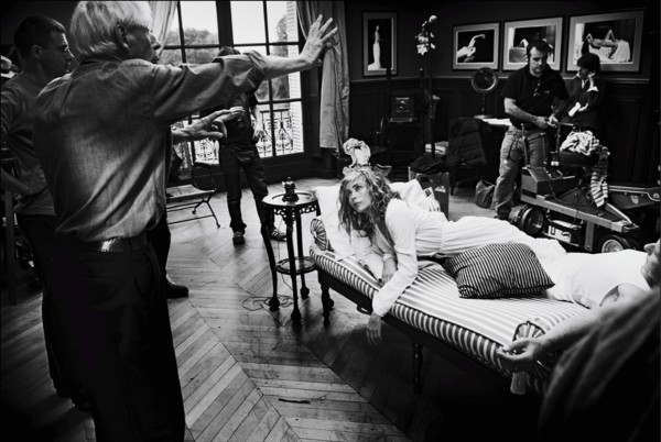 11/00/2005. Tournage "Un fil à la patte" de Michel DEVILLE