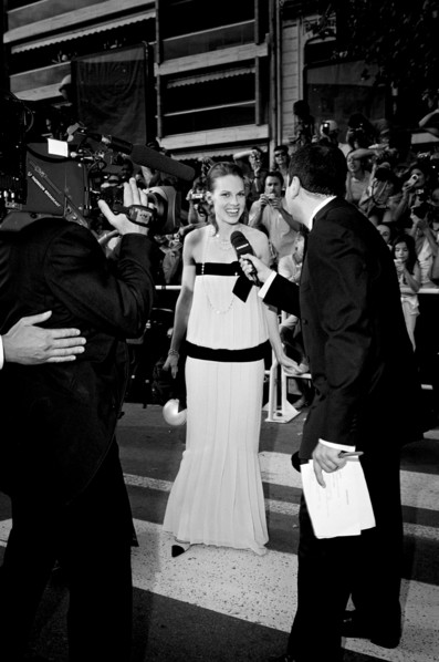 05/21/2005. 58th Cannes film festival - Behind the scenes.