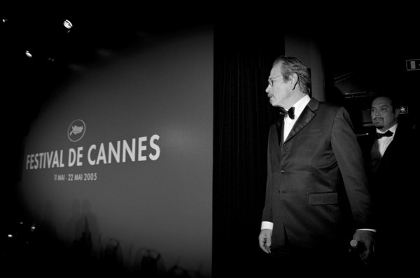 05/21/2005. 58th Cannes film festival - Behind the scenes.