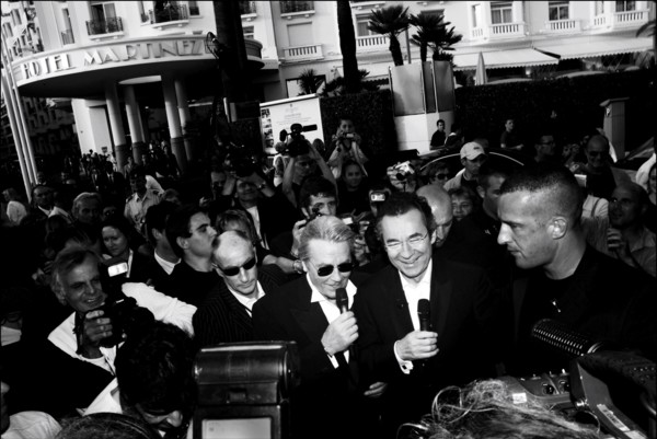 Alain Delon and Michel Denisot