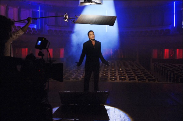 03/00/2007. Dany Brillant on the set of his video : 'Histoire d'Amour'.