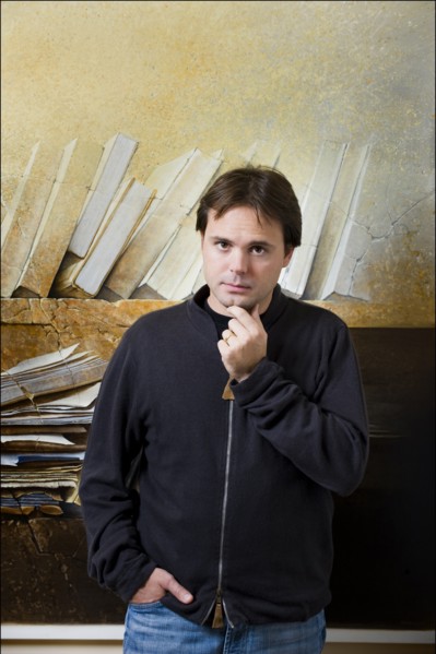 10/09/2008. EXCLUSIVE. Close up french writer Romain Sardou.