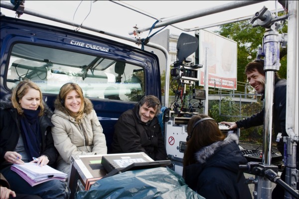 On the set of the movie "Je vais te manquer ", by Amanda Sthers.