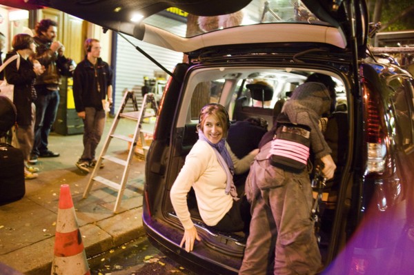 On the set of the movie "Je vais te manquer ", by Amanda Sthers.