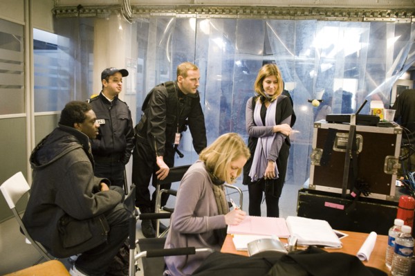 On the set of the movie "Je vais te manquer ", by Amanda Sthers.