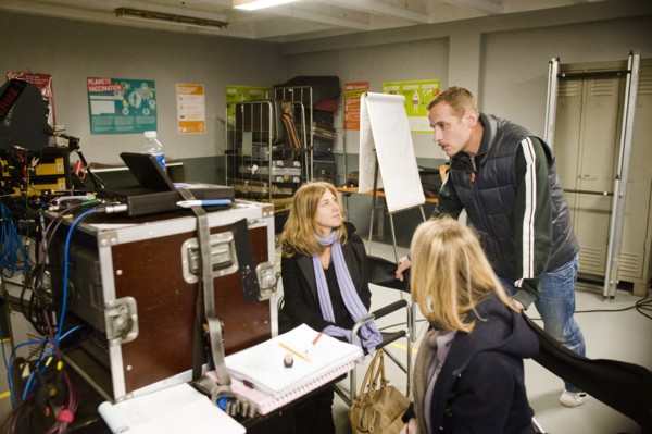 On the set of the movie "Je vais te manquer ", by Amanda Sthers.