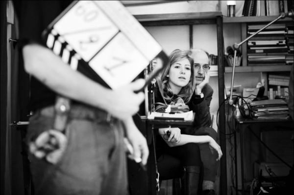 On the set of the movie "Je vais te manquer ", by Amanda Sthers.