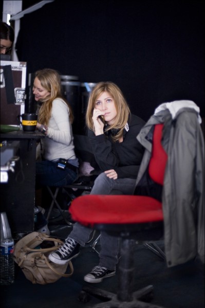 On the set of the movie "Je vais te manquer ", by Amanda Sthers.