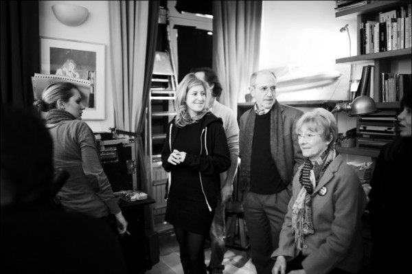 06/00/2009 - On the set of the movie "Je vais te manquer ", written and directed by Amanda Sthers.