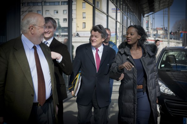 Jean Louis Borloo et Rama Yade à Nancy
