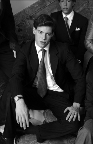 04/18/2004. EXCLUSIVE. Grand Duchy of Luxembourg family: gathers for the birthday of Grand Duke Henri and son Prince Sebastien.
