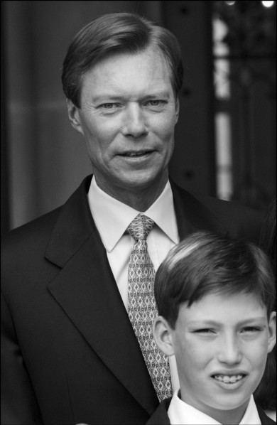 04/18/2004. EXCLUSIVE. Grand Duchy of Luxembourg family: gathers for the birthday of Grand Duke Henri and son Prince Sebastien.