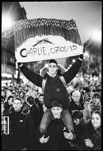Manifestation "JE SUIS CHARLIE" à Paris le 11 janvier 2015