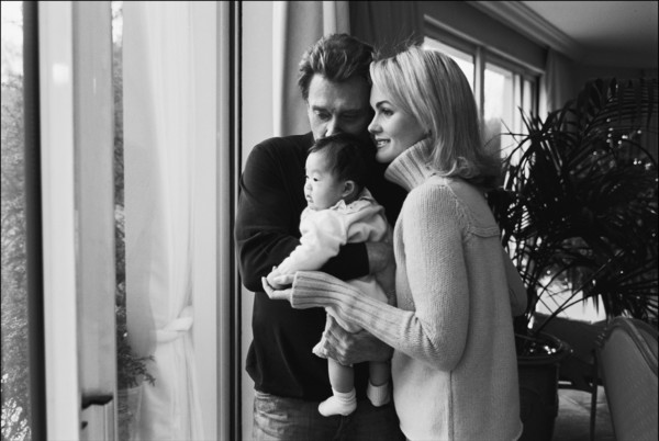 Johnny Hallyday, Laeticia et Jade