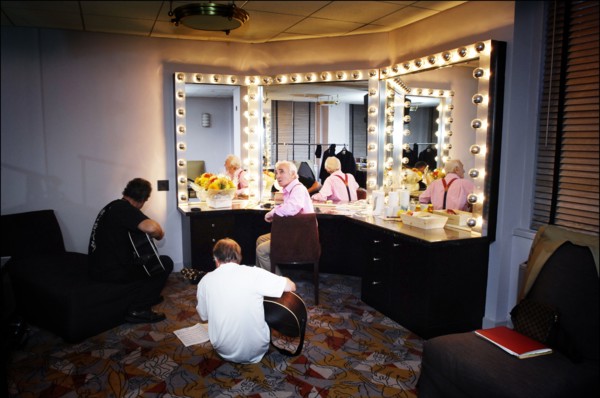 Charles Aznavour sur scène à New York, le 18 septembre 2006