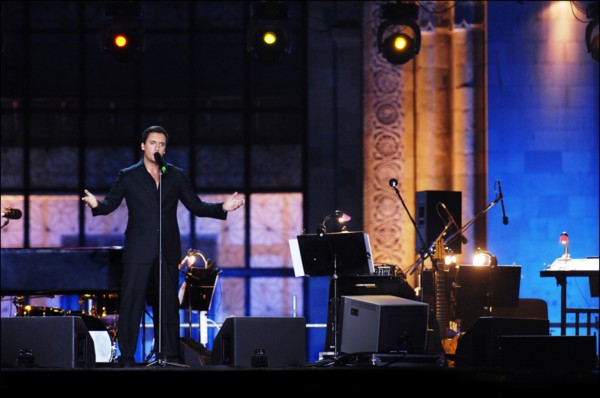 Concert de Charles Aznavour à Erevan (Arménie), le 30 septembre 2006