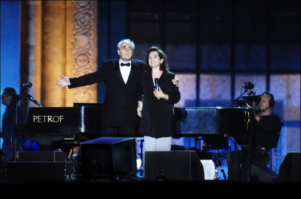 Concert de Charles Aznavour à Erevan (Arménie), le 30 septembre 2006