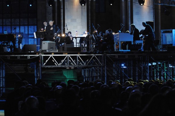 Concert de Charles Aznavour à Erevan (Arménie), le 30 septembre 2006