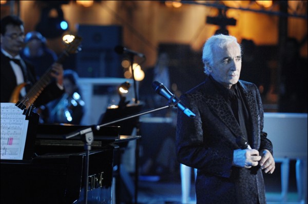 Concert de Charles Aznavour à Erevan (Arménie), le 30 septembre 2006