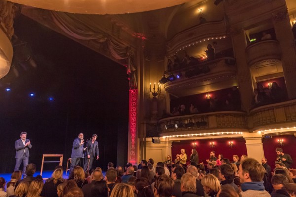 1ère du spectacle "Eric Dupond Moretti à la barre" au théâtre de la Madeleine

Philippe