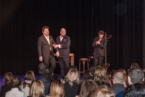 1ère du spectacle "Eric Dupond Moretti à la barre" au théâtre de la Madeleine

Philippe