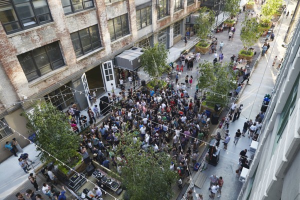 Open air party in NYC