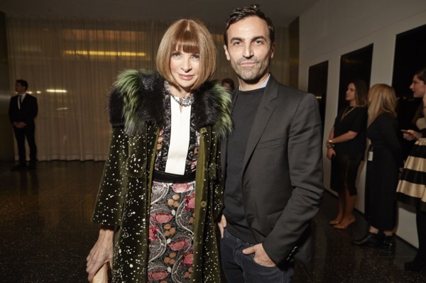Anna Wintour and Nicolas Ghesquière