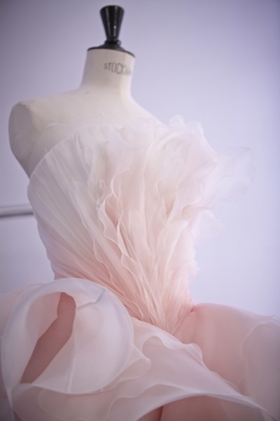 Fittings before Ralph & Russo Haute Couture show
