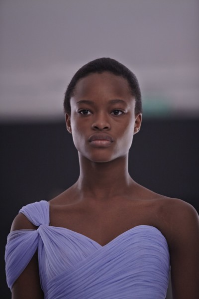 Fittings before Ralph & Russo Haute Couture show