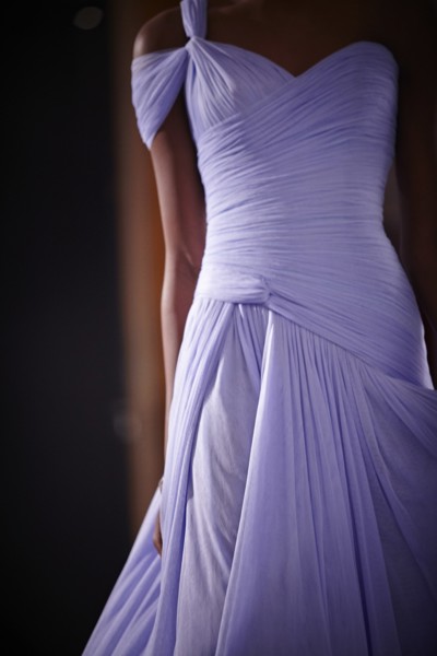 Fittings before Ralph & Russo Haute Couture show