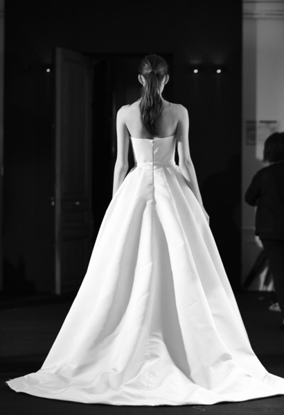 Fittings before Ralph & Russo Haute Couture show