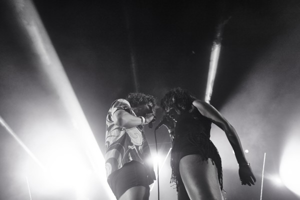 Chk Chk Chk on stage